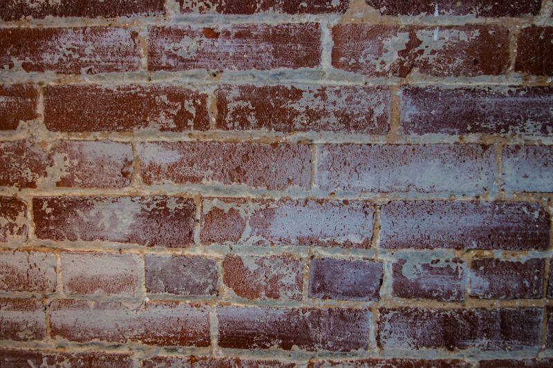Finished Limewashed Brick Wall