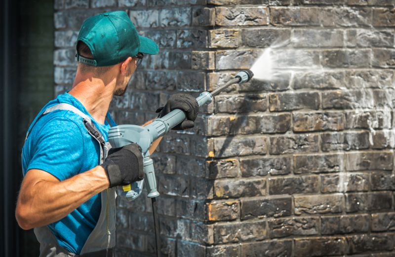 Local Brick Limewashing pros at work